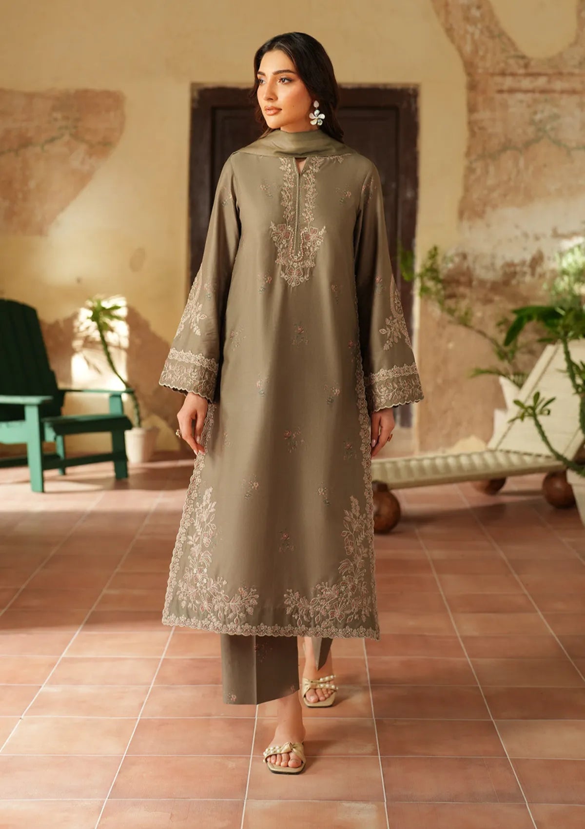 LUXURY PREMIUM EMB 3PC LAWN COLLECTION 2026