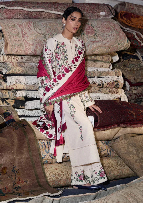 Lawn-3PC Embroidered Shirt With Digital Printed Jauqard Dupatta-5097