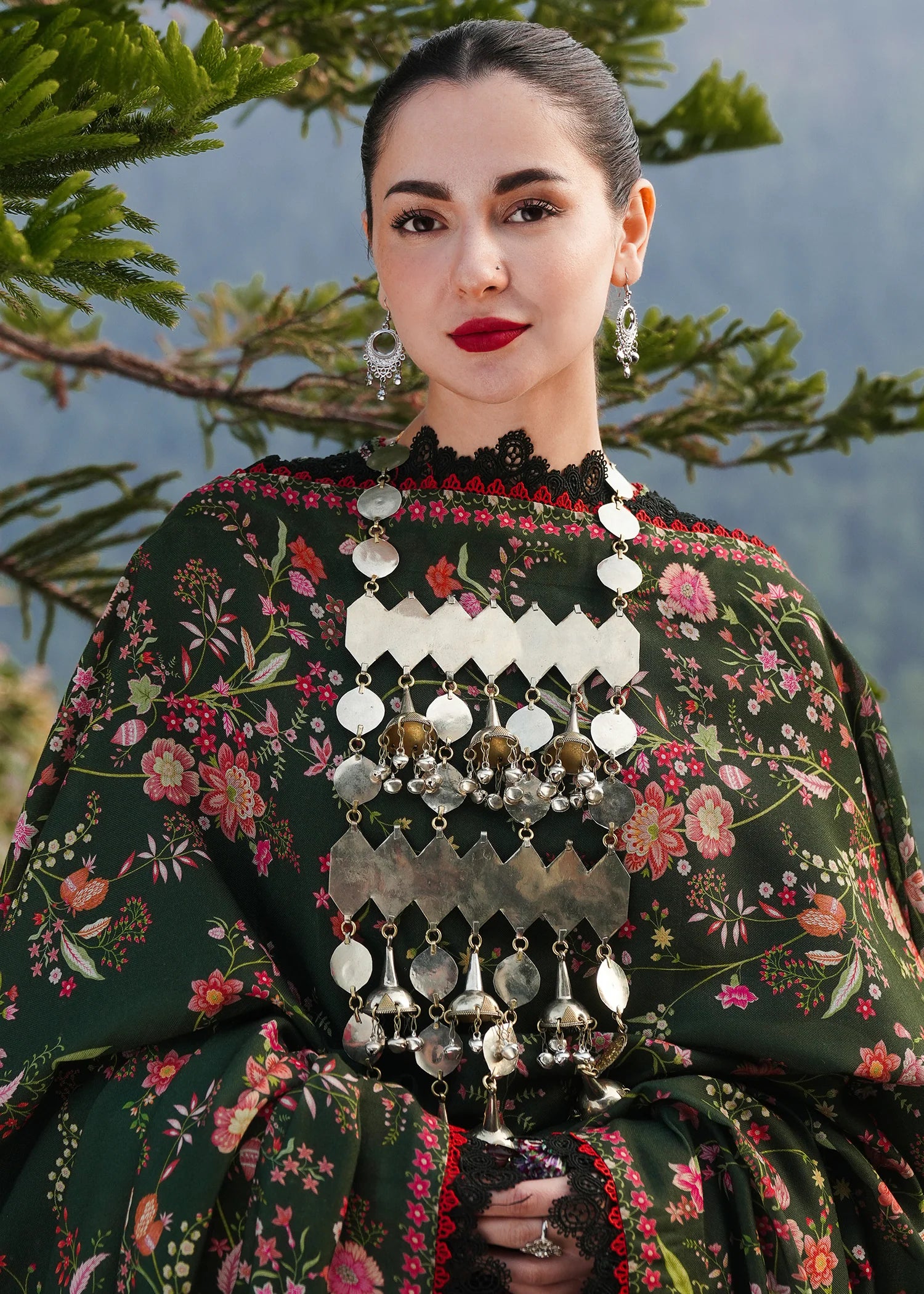 Lawn-3PC Embroidered with Digital Printed Jacquard Dupatta-5132