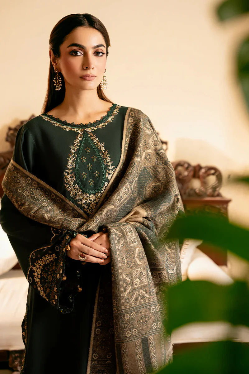 Lawn-3PC Embroidered Shirt with Digital Printed Jacquard Dupatta-5042