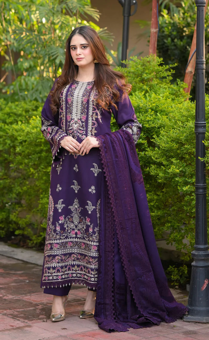 LUXURY PREMIUM EMB  3PC LAWN 2026