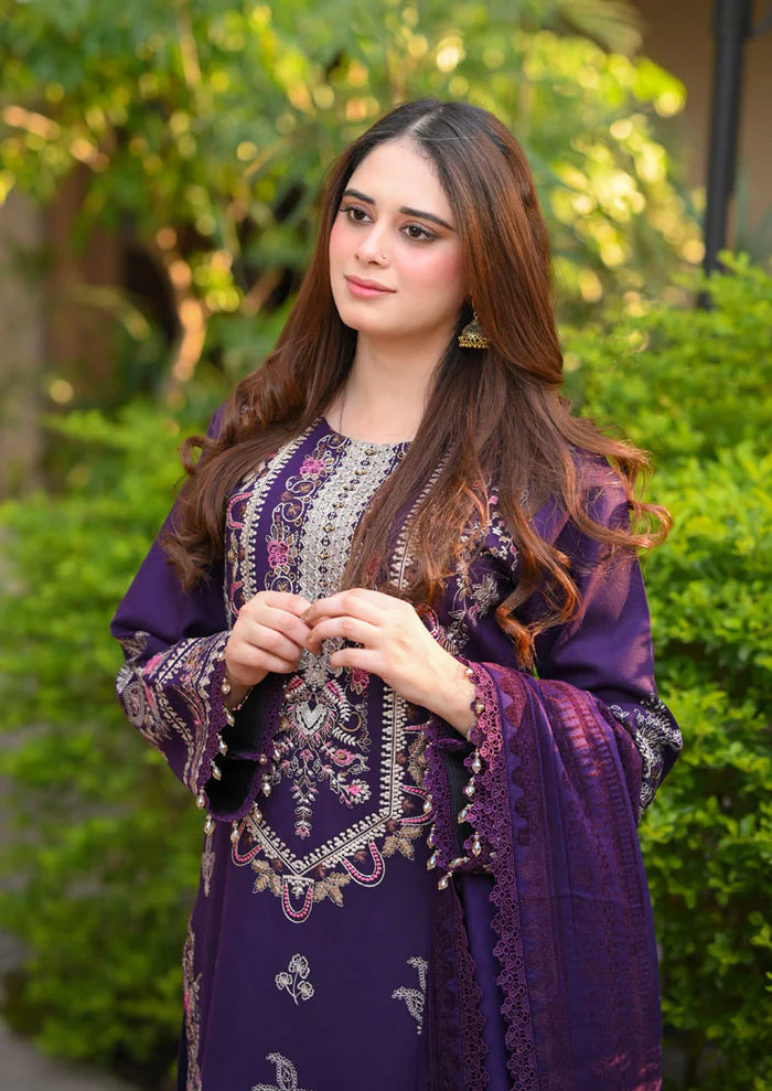 LUXURY PREMIUM EMB  3PC LAWN 2026