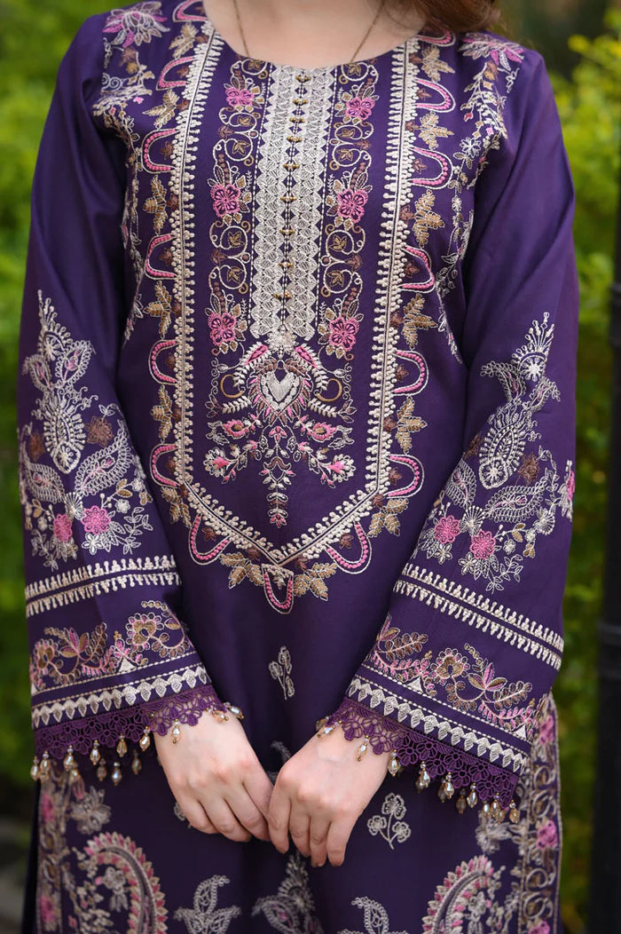 LUXURY PREMIUM EMB  3PC LAWN 2026