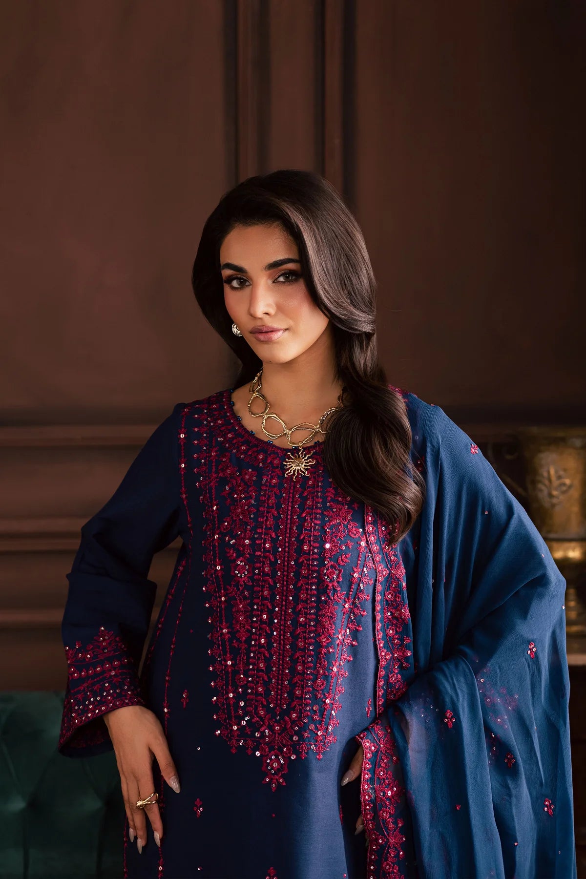 LUXURY PREMIUM EMB 3PC LAWN 2026