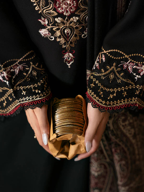 Lawn-3PC Embroidered Shirt with Digital Printed Jauqard Dupatta- 5011