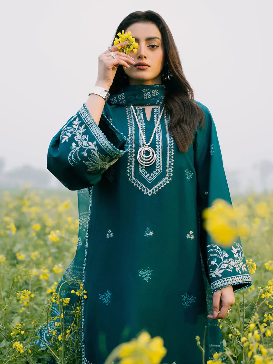 LUXURY PREMIUM EMB 3PC LAWN 2026