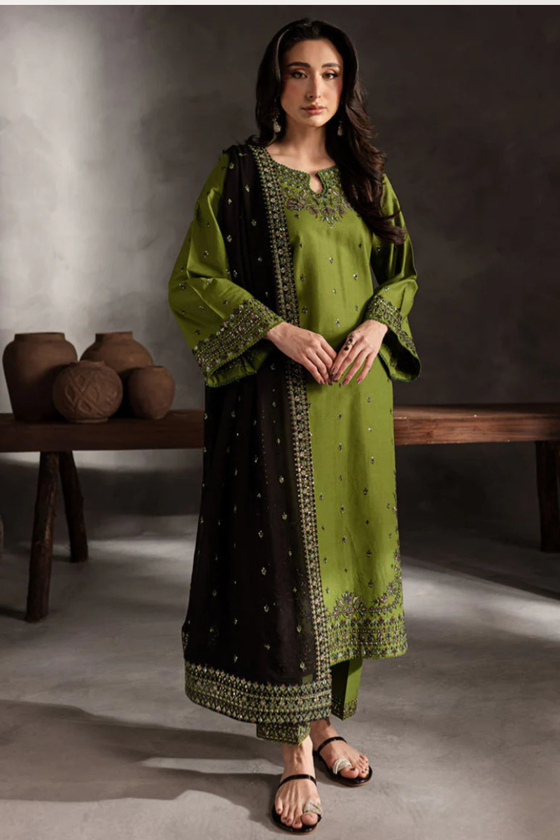 LUXURY PREMIUM EMB  3PC LAWN 2026