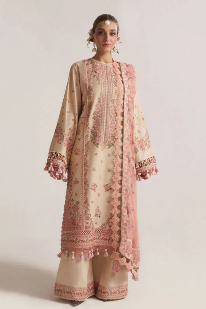 LUXURY PREMIUM EMB 3PC LAWN COLLECTION 2026