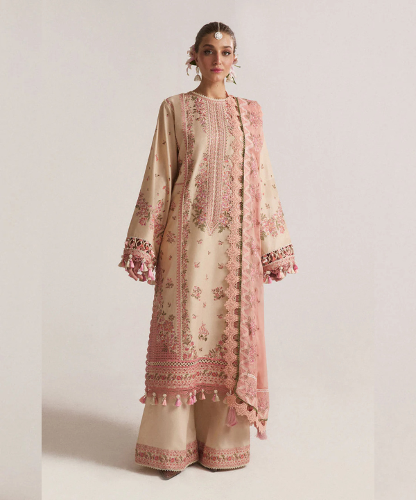 LUXURY PREMIUM EMB 3PC LAWN COLLECTION 2026