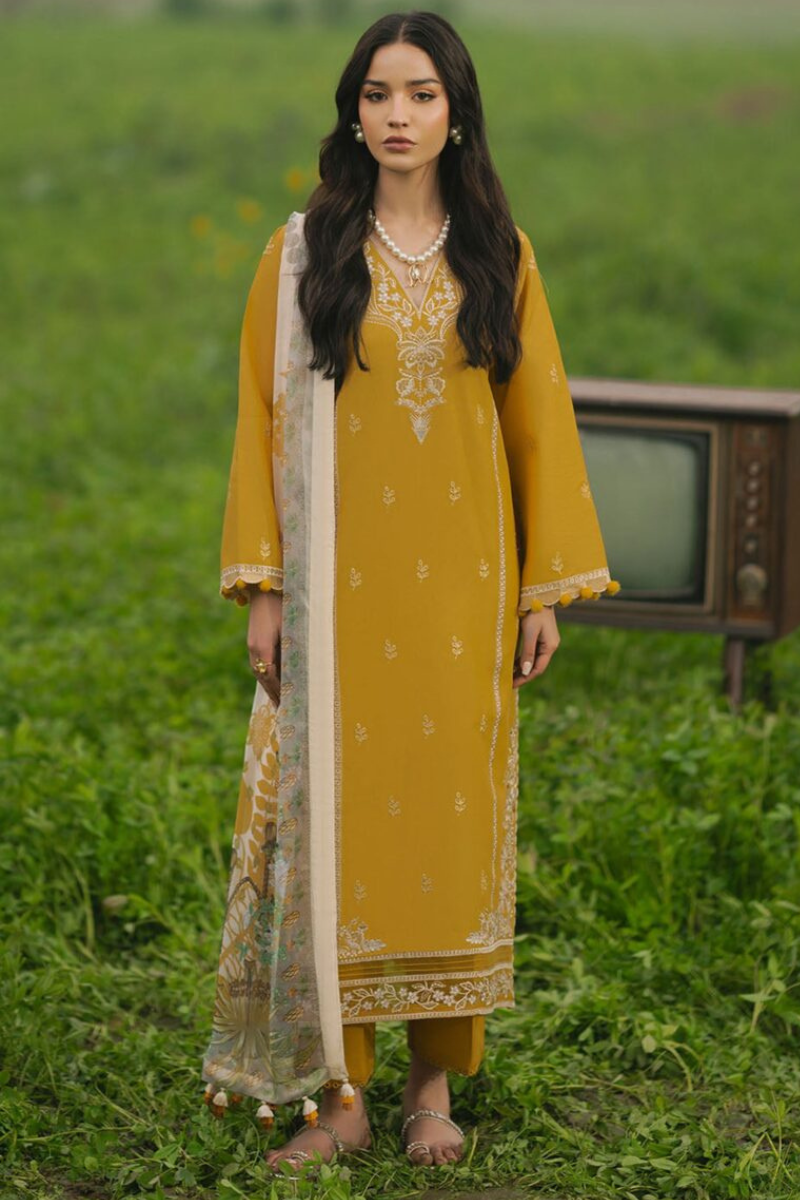 LUXURY PREMIUM EMB  3PC LAWN 2026