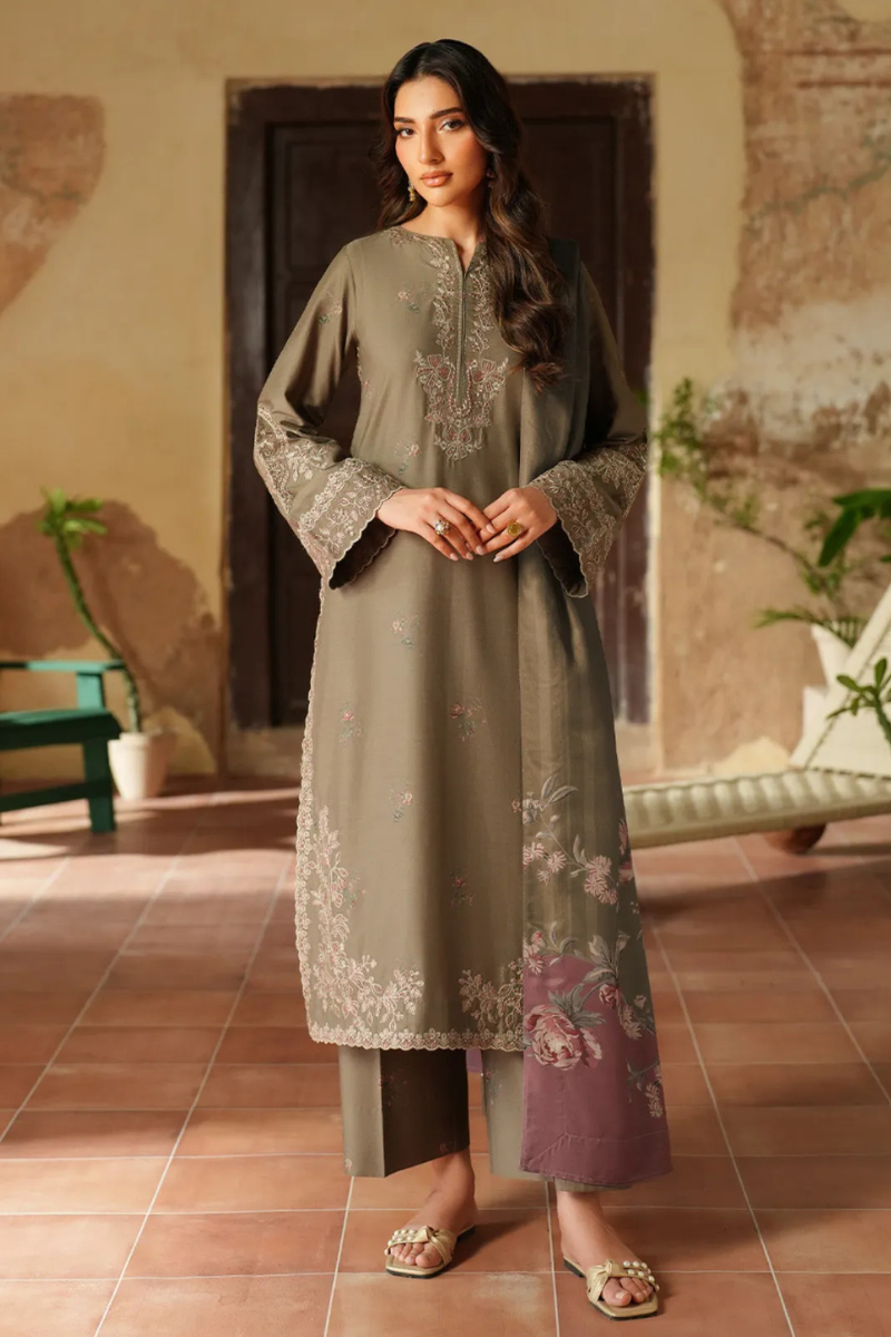 LUXURY PREMIUM EMB 3PC LAWN COLLECTION 2026