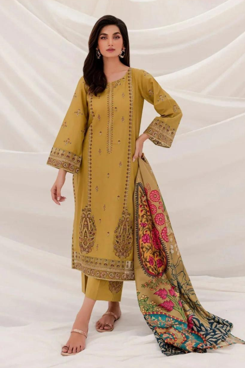 LUXURY PREMIUM EMB 3PC LAWN 2026