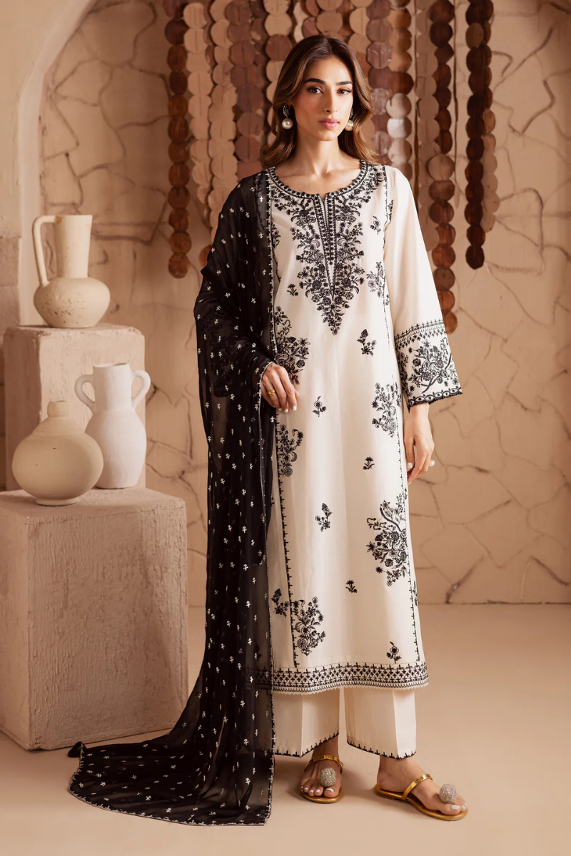 LUXURY PREMIUM EMB 3PC LAWN 2026