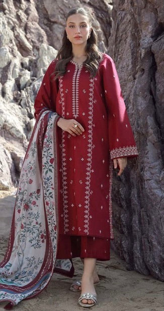 LUXURY PREMIUM EMB 3PC LAWN 2026