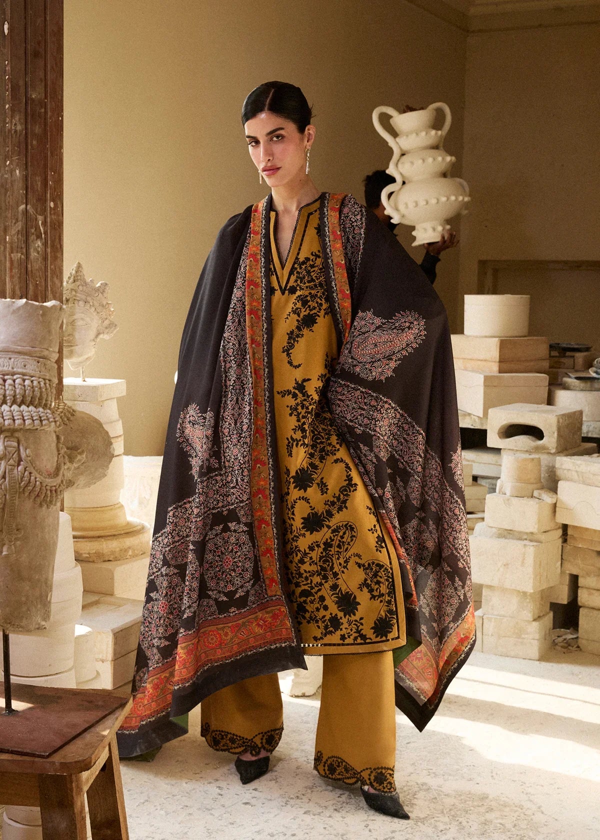 LUXURY PREMIUM EMB 3PC LAWN COLLECTION 2026