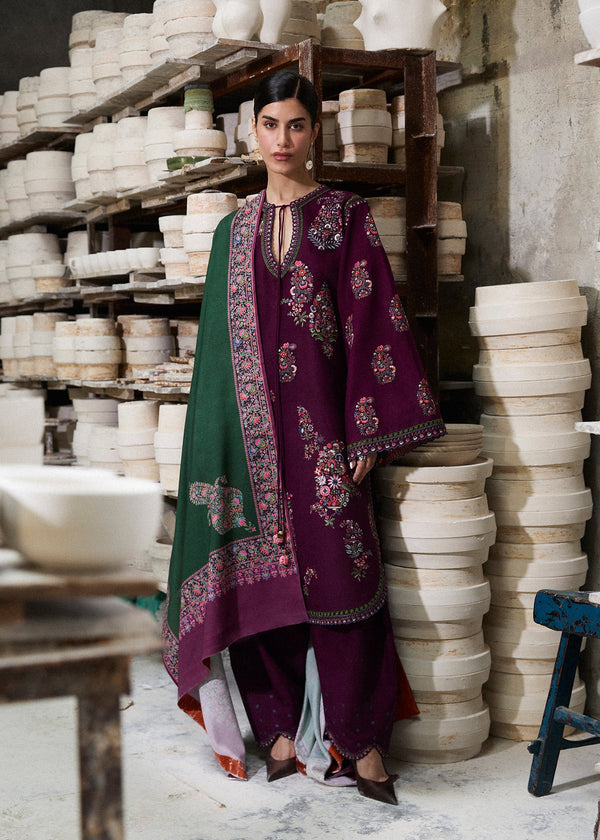 Lawn-3PC Embroidered Shirt With Digital Printed Jauqard Dupatta-5119
