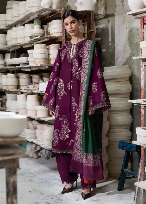 Lawn-3PC Embroidered Shirt With Digital Printed Jauqard Dupatta-5119